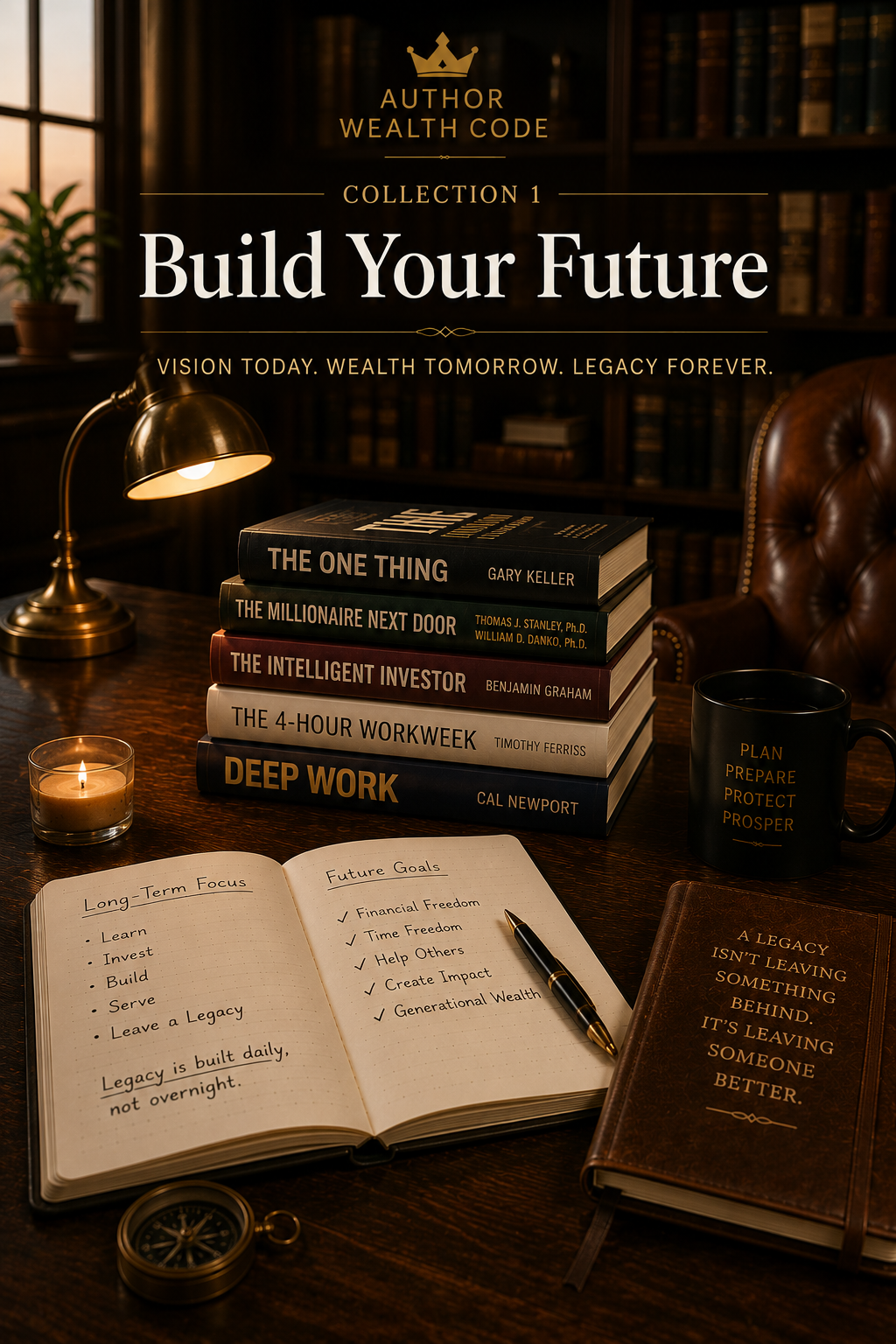 Books about deep work and focused wealth building