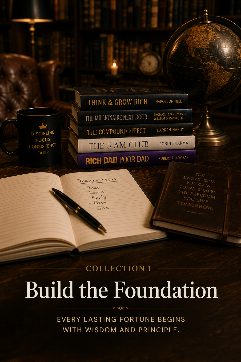 Books about habits, discipline and wealth building